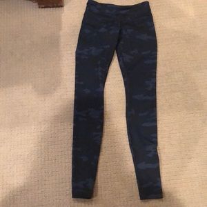 Blue army lululemon pants